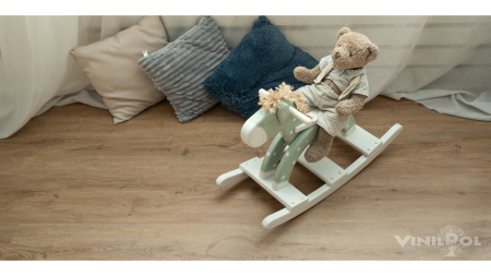 Кварцвиниловая плитка Vinilpol 7888-EIR Дуб Бари